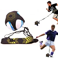 Los mejores  - Domeilleur Enfants Soccer Trainer Ceinture réglable Enfants Football équipement dentraînement Kick Practise auxiliaire…